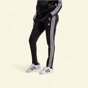 adidas Black and White Track Pants